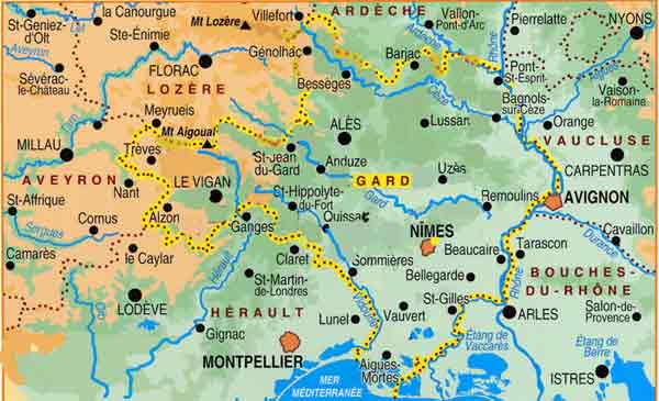 Carte de situation de Huayna Rando