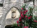 le blason au chateau d'aigueze