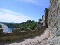 l'ardèche depuis le chemin de rondes d'aigueze