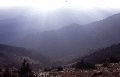 contre jour sur le canigou,