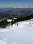 en montant au Ventoux à raquettes