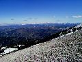 vue sur les alpes depuis le col des tempêtes, au entoux