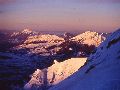 les alpes depuis le ventoux