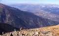 vue sur la vallée depuis le canigou